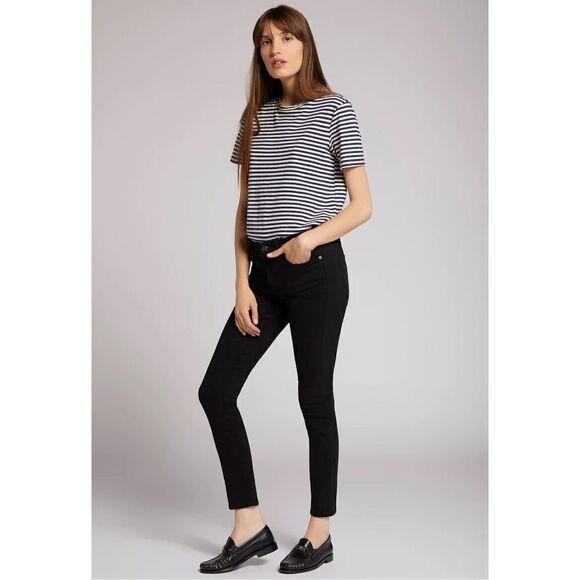 Current‎ Elliott THE STILETTO SKINNY JEAN in Jet Black - Picture 1 of 9